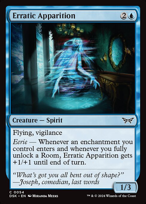 Erratic Apparition - Duskmourn: House of Horror () #54