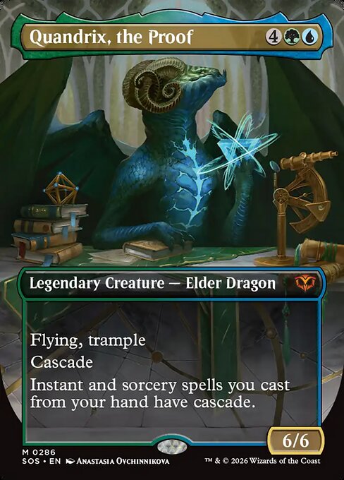 Quandrix, the Proof - Secrets of Strixhaven () #286 [Foil] [Foil]