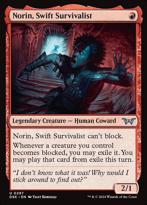Norin, Swift Survivalist - Duskmourn: House of Horror () #297