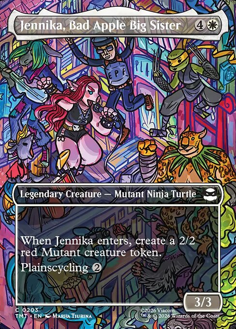 Jennika, Bad Apple Big Sister - Teenage Mutant Ninja Turtles () #203 [Foil] [Foil]