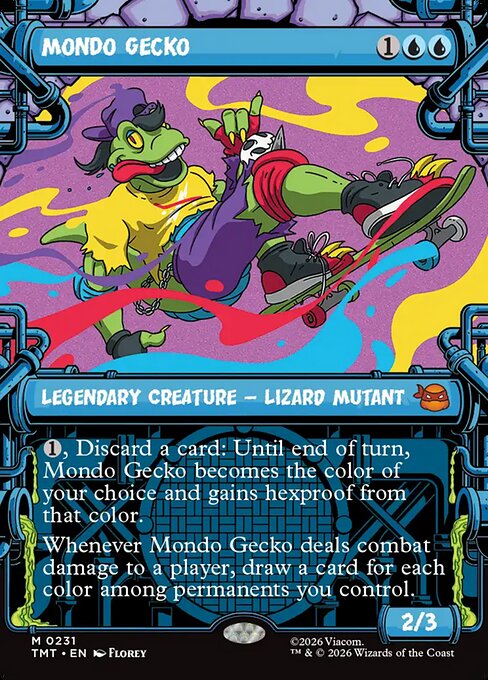 Mondo Gecko - Teenage Mutant Ninja Turtles () #231 [Foil] [Foil]
