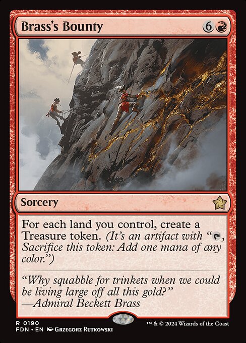 Brass's Bounty - Foundations (FDN) #190
