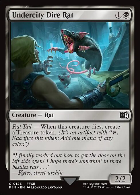 Undercity Dire Rat - Final Fantasy () #123