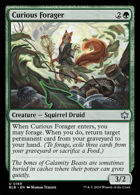 Curious Forager - Bloomburrow () #169