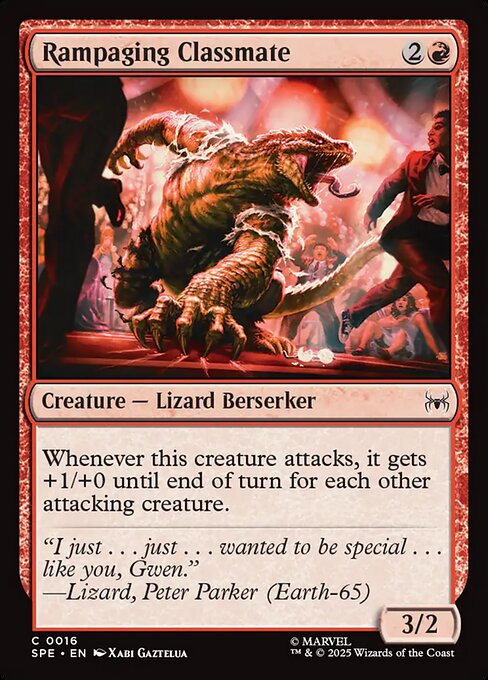 Rampaging Classmate - Marvel's Spider-Man Eternal () #16 [Foil] [Foil]
