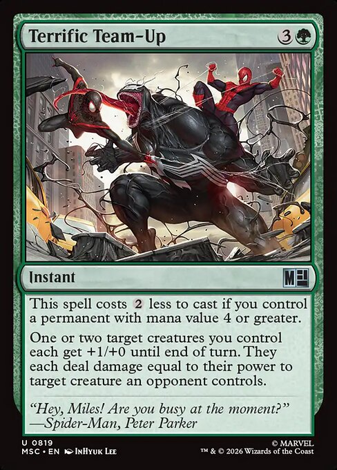 Terrific Team-Up - Marvel Super Heroes Commander (MSC) #819 [Foil] [Foil]