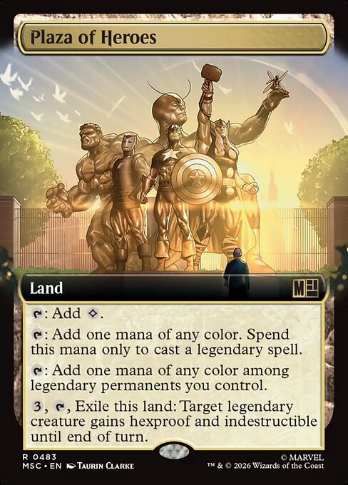 Plaza of Heroes - Marvel Super Heroes Commander () #483