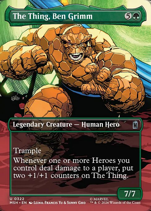 The Thing, Ben Grimm - Marvel Super Heroes () #322 [Foil] [Foil]
