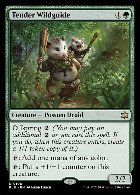 Tender Wildguide - Bloomburrow (BLB) #196