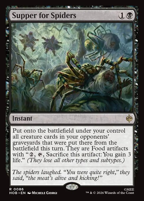Supper for Spiders - The Hobbit (HOB) #86 [Foil] [Foil]