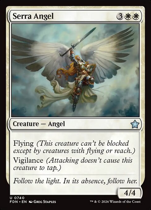 Serra Angel - Foundations (FDN) #740
