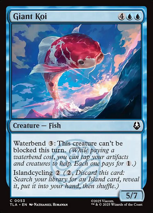 Giant Koi - Avatar: The Last Airbender () #53 [Foil] [Foil]