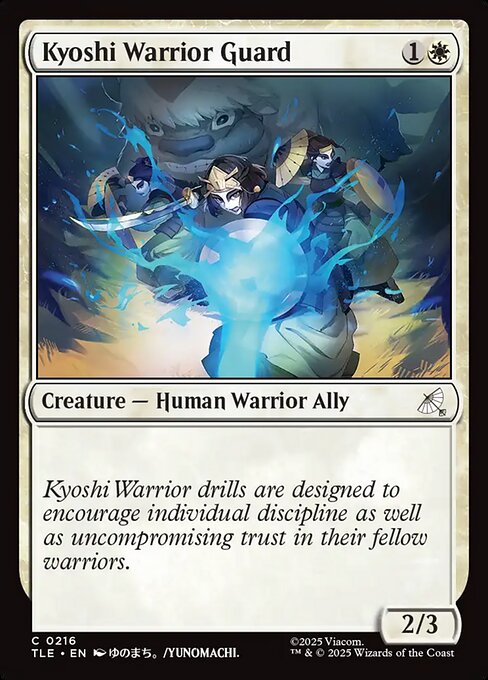 Kyoshi Warrior Guard - Avatar: The Last Airbender Eternal () #216 [Foil] [Foil]