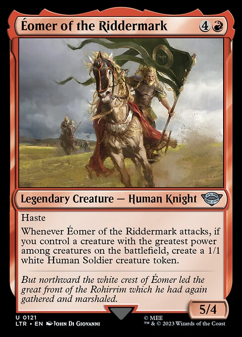 Éomer of the Riddermark - The Lord of the Rings: Tales of Middle-earth (ltr) #121 [Foil] [Foil]