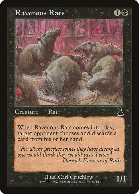 Ravenous Rats - Urza's Destiny () #68