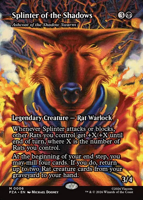 Ashcoat of the Shadow Swarm - Teenage Mutant Ninja Turtles Source Material () #6 [Foil] [Foil]