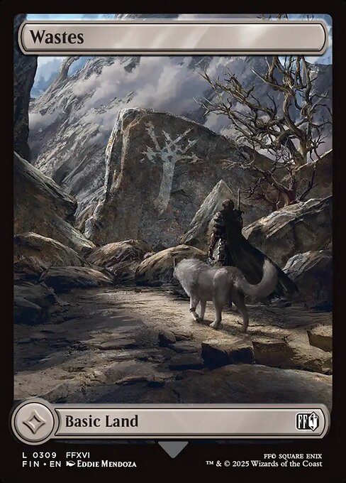 Wastes - Final Fantasy (FIN) #309 [Foil] [Foil]