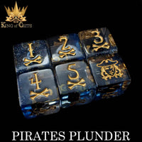 DNDDICEWHOLESALE.COM - Pirates Plunder - 11 Dice Set
