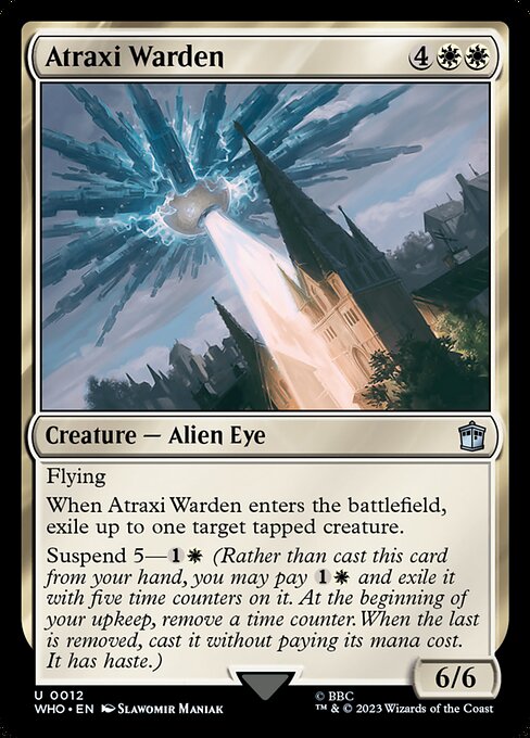 Atraxi Warden - Doctor Who (WHO) #12 [Foil] [Foil]
