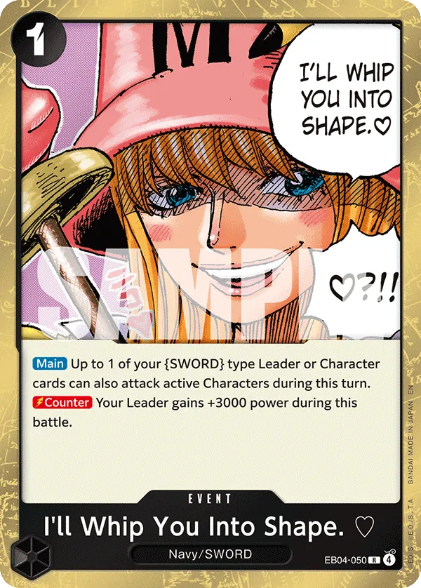 I'll Whip You Into Shape. ♡ - ADVENTURE ON KAMI'S ISLAND- [OP15-EB04] (EB04-050) #050