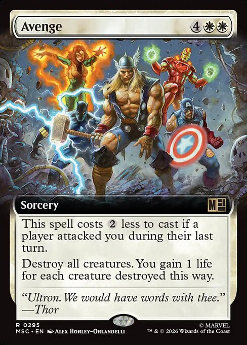 Avenge - Marvel Super Heroes Commander () #295