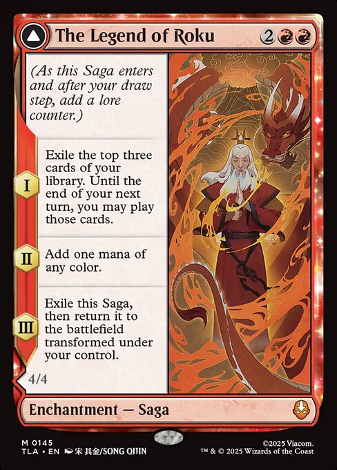 The Legend of Roku // Avatar Roku - Avatar: The Last Airbender (TLA) #145 [Foil]