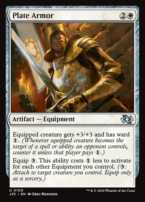 Plate Armor - Foundations Jumpstart (j25) #100