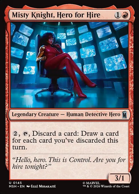 Misty Knight, Hero for Hire - Marvel Super Heroes () #145 [Foil] [Foil]