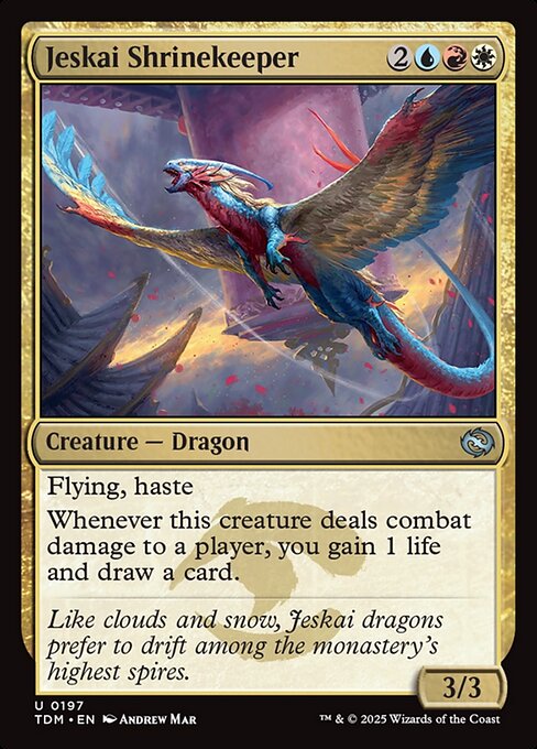 Jeskai Shrinekeeper - Tarkir: Dragonstorm () #197
