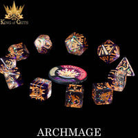 DNDDICEWHOLESALE.COM - Archmage - 11 Dice Set