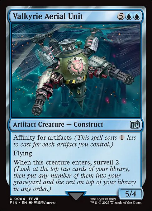 Valkyrie Aerial Unit - Final Fantasy (FIN) #84 [Foil] [Foil]