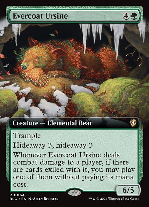 Evercoat Ursine - Bloomburrow Commander () #64