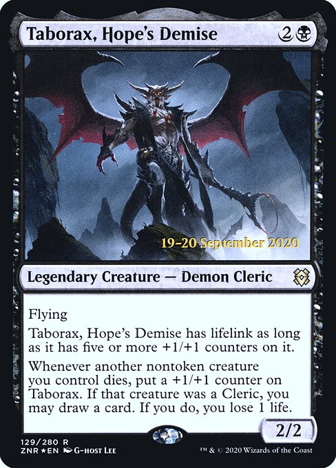 Taborax, Hope's Demise - Zendikar Rising Promos (PZNR) #129s