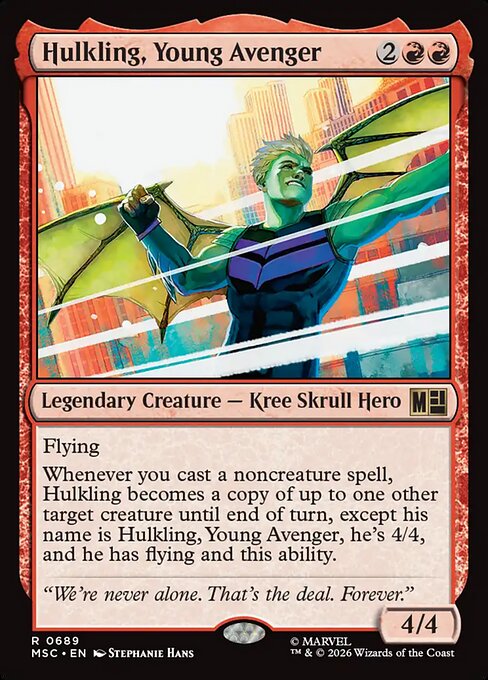 Hulkling, Young Avenger - Marvel Super Heroes Commander () #689
