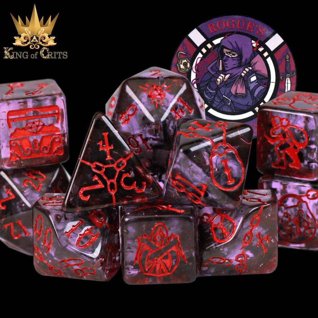 DNDDICEWHOLESALE.COM - Rogue's Rendezvous - 11 Dice Set