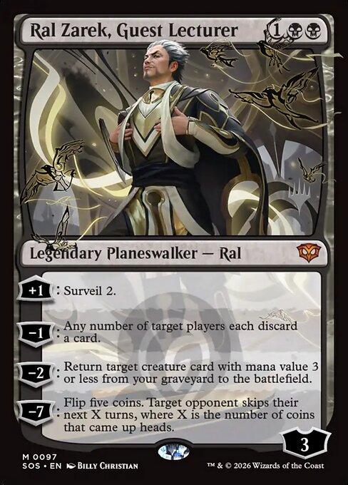 Ral Zarek, Guest Lecturer - Secrets of Strixhaven Promos (PSOS) #97p