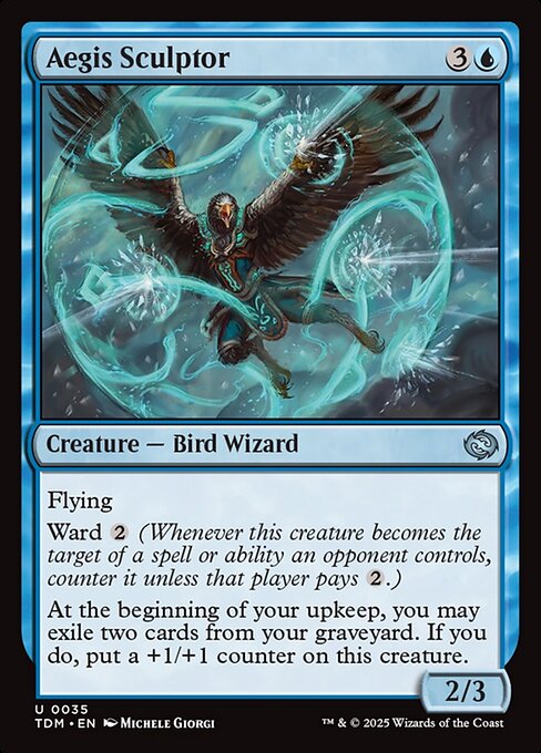 Aegis Sculptor - Tarkir: Dragonstorm () #35 [Foil] [Foil]