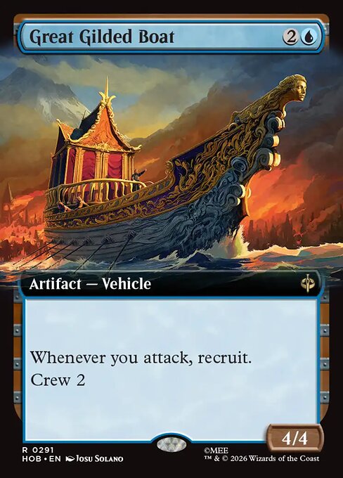 Great Gilded Boat - The Hobbit (hob) #291 [Foil] [Foil]