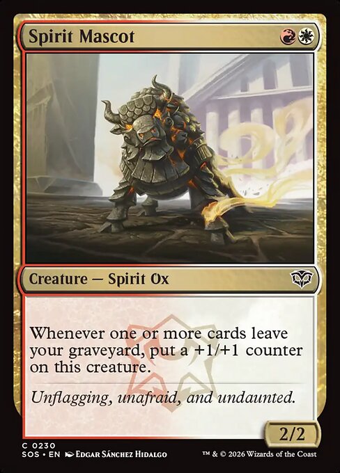Spirit Mascot - Secrets of Strixhaven () #230 [Foil] [Foil]