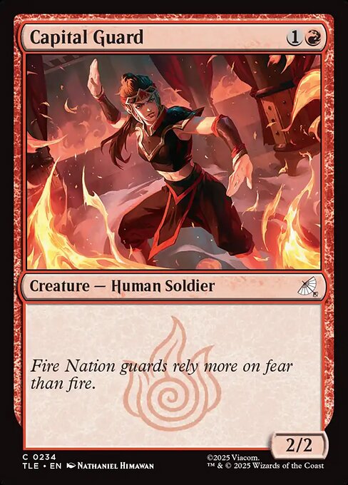 Capital Guard - Avatar: The Last Airbender Eternal (TLE) #234 [Foil] [Foil]