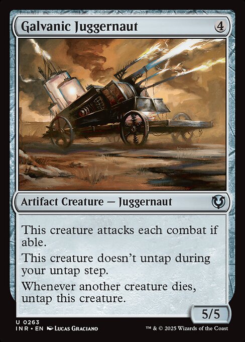 Galvanic Juggernaut - Innistrad Remastered (inr) #263 [Foil] [Foil]