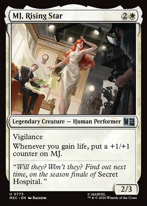 MJ, Rising Star - Marvel Super Heroes Commander (MSC) #773 [Foil] [Foil]