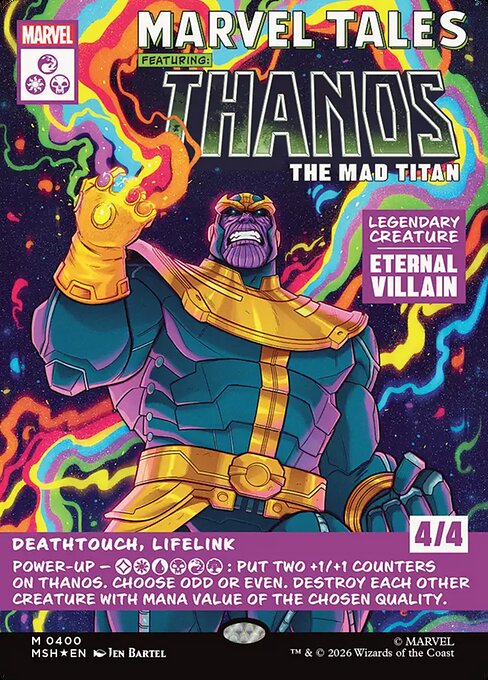 Thanos, the Mad Titan - Marvel Super Heroes () #400 [Foil] [Foil]