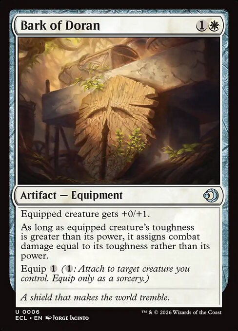 Bark of Doran - Lorwyn Eclipsed (ecl) #6
