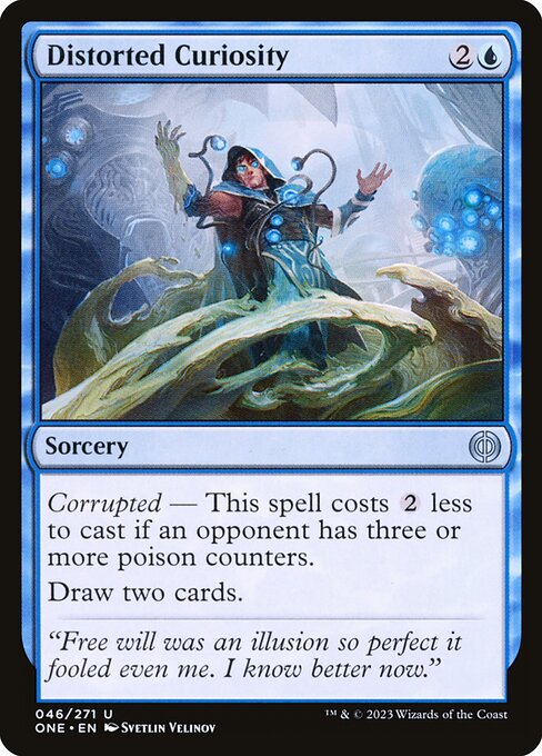 Distorted Curiosity - Phyrexia: All Will Be One () #46