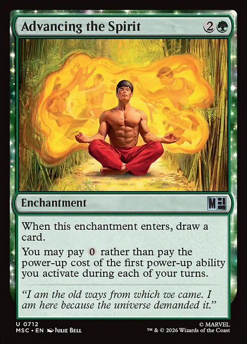 Advancing the Spirit - Marvel Super Heroes Commander () #712