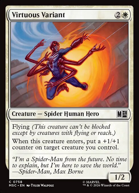 Virtuous Variant - Marvel Super Heroes Commander () #758 [Foil] [Foil]