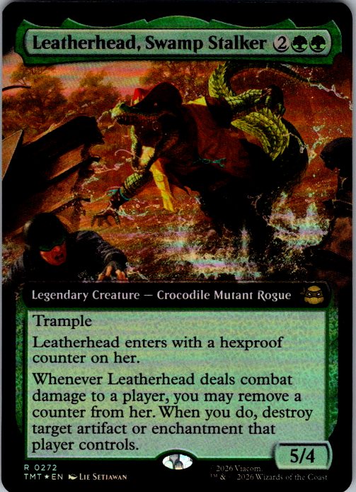 Leatherhead, Swamp Stalker [Foil] - Teenage Mutant Ninja Turtles (TMT) #272 [Foil]