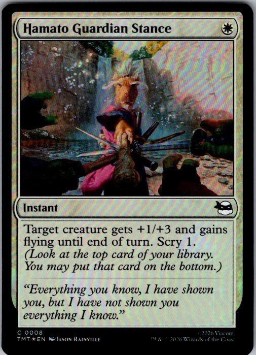 Hamato Guardian Stance [Foil] - Teenage Mutant Ninja Turtles (TMT) #8 [Foil]