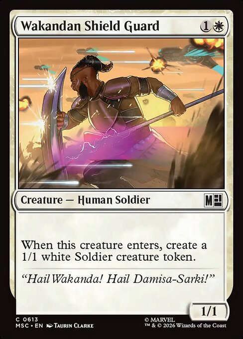 Wakandan Shield Guard - Marvel Super Heroes Commander () #613